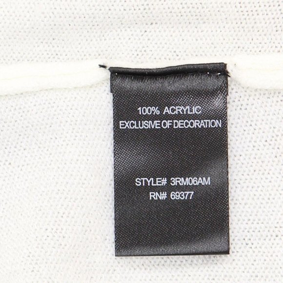 NWT Antthony Womens Plus Size Dolman Sleeve Pullover Sweater 1X Ivory - Picture 5 of 7